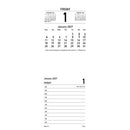 Collins 2027 Desk Calendar Refill Top Opening 13H
