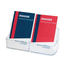 Deflecto Business Card Holder Portrait Double