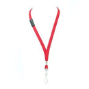 Lanyard Flat Breakaway Swivel Hook 12mm Red Each