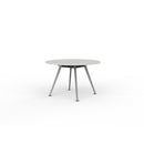 Team Round Table 1200mm White / Silver