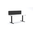Boyd Desk Screen 1200Wx400H Dark Grey