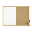 Quartet Combination Board Whiteboard/Cork 600 x 900mm
