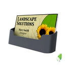 Deflecto Recycled Business Card Holder Single Tier Landscape Black