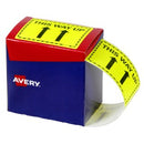 Avery Pre-Printed Dispenser Labels 'This Way Up' 932605 75 x 99.6mm Yellow Roll 750
