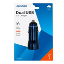 Jackson 3.4a Dual Port In-car Phone Charger With 2x Usb-a Ports