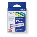 Brother P-Touch Labelling Tape TZe-MQE31 12mm x 4m Black On Pastel Pink