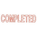 Dixon Self-Inking Stamp 009 'Completed' Red