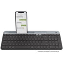Logitech K580 Slim Keyboard Slim Wireless Multi Device Graphite
