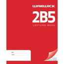 Warwick 2B5 Lecture Book Hard Cover 7mm Ruled 255 x 205mm 94 Leaf
