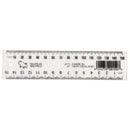Taurus Ruler Plastic 15cm Clear