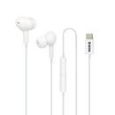 Moki Wired Earphones USB-C with Inline Mic & Control White