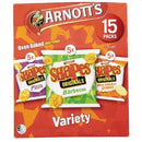 Arnott's Shapes Crackers Variety Multipack 375g Pack 15
