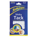 Sellotape Sticky Tack Re-usable Adhesive Squares 100g Pack