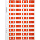Filecorp ColourFind Lateral File Labels Alpha Letter I 25 x 42mm OrangeSheet 40