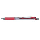 Pentel Energel Rollerball Pen Retractable Gel Ink Fine BL77 0.7mm Red