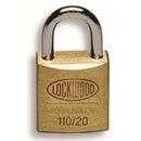 Lockwood Padlock Shackle Opening 20mm Brass Pack 2