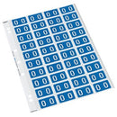Codafile Lateral File Labels Alpha Letter O 25mm Pack 200