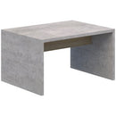 Block Coffee Table 800lx600w Oak/Cured Concrete