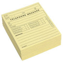 Olympic Telephone Message Pad 115 x 99mm 50 Leaf Yellow