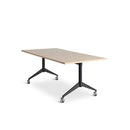 Gravitate Flip Table 1800Wx900D Autumn Oak Top / Black Frame