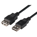 Dynamix USB 2.0 Type A Male to Female 2M Cable