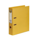 Marbig Lever Arch File PE Linen A4 Yellow