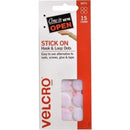 Velcro Brand Hook And Loop Mini Dots 16mm White Pack 15