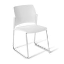 Spring Chair Sled Base White