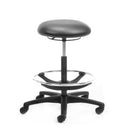 Alpha Button Technical High Lift Stool Black Vinyl