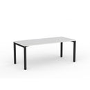 Cubit Desk 1800Wx800D White Top / Black Frame