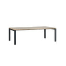 Novah Straight Desk 1800Wx800Dmm Autumn Oak Top / Black Frame