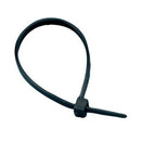 Cable Tie Plastic 100 x 2.5mm Black Pack 100