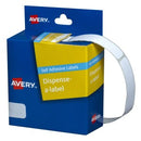 Avery Rectangle Labels Dispenser Hand Writable 937212 49 x 13mm White Pack 550