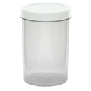 Cuisine Queen Container Round Screw Top White