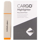 Cargo Highlighter Recycled Chisel Tip Orange Box 6