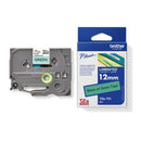 Brother P-Touch Labelling Tape Laminating TZe-731 12mm x 8m Black On Green