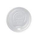 Biopak CPLA Paper Cup Lid Opaque 90mm Carton 1000