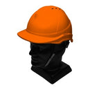 Wise Hard Hat with Ratchet Harness Orange Each