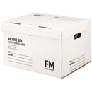 FM Archive Box Super Strength 432 x 370 x 286mm White