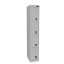 Proceed Locker 4 Tier Cam Lock 300Wx450Dx1800Hmm Stone Grey