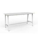 Cubit Bar Leaner 2200wx900d White Top/white Frame