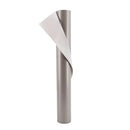 Gift Wrap Solid Colour 59cmx50m 80gsm Silver/ White Roll