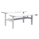 Pryme Premium Electric 2-Person Desk 1500x800 Snow / White