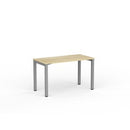 Cubit Desk 1200Wx600D Oak / Silver Frame