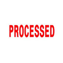 Deskmate Self-Inking Stamp Ke-P27 'Processed' Red
