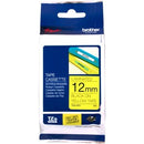 Brother P-Touch Labelling Tape Laminating TZe-631 12mm x 8m Black On Yellow
