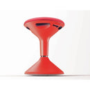 Jari Stool Red Upholstered Seat Red Base Height Adjustable 400mm - 500mm