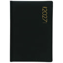 Collins 2027 Diary Day To Page Padded Cover A5 Black