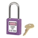Master Lock Safety Padlock Steel Shackle Purple