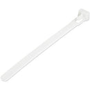 Startech Cable Ties Reusable 5 Inch White Pack 100